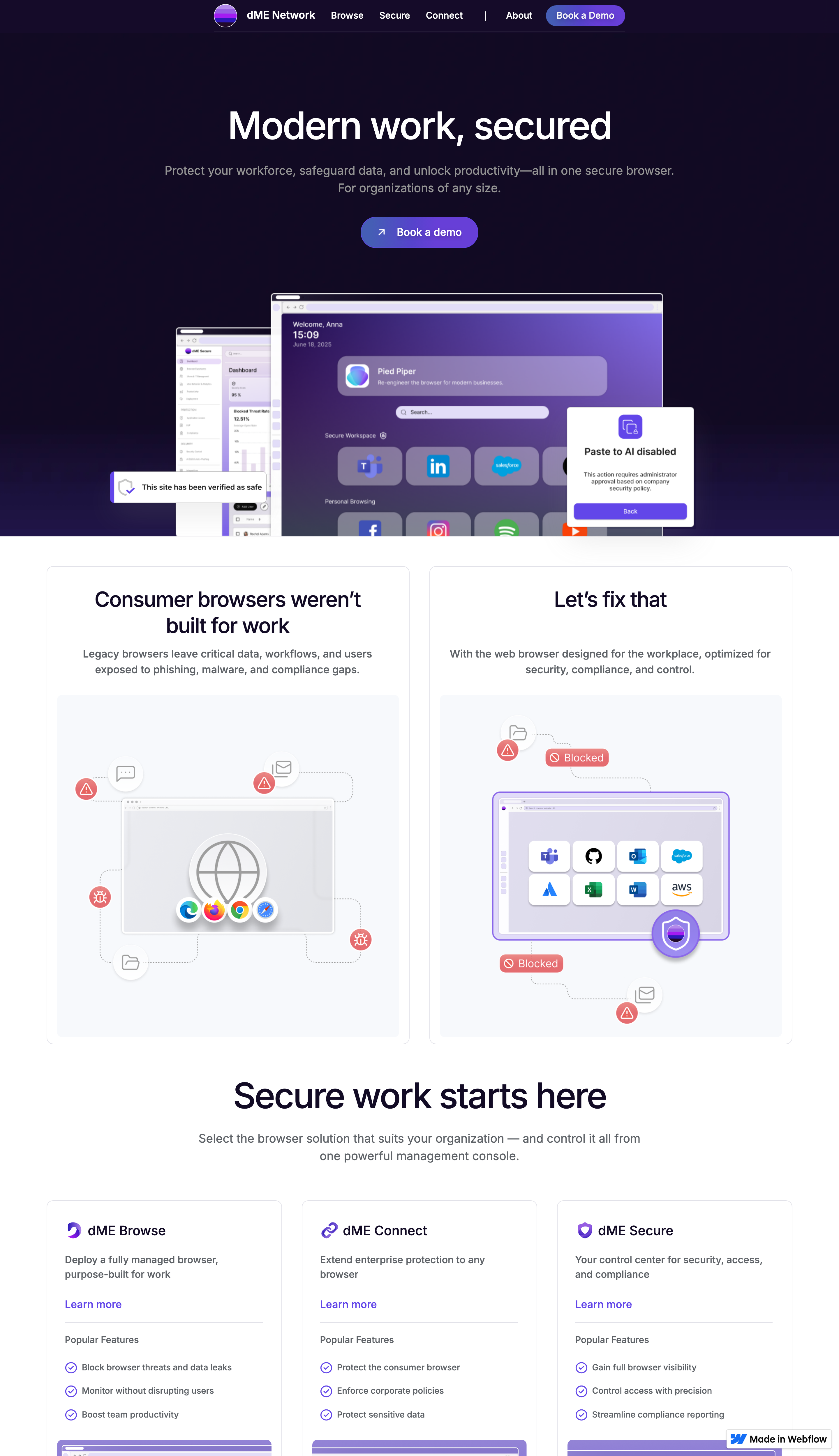Before - old website